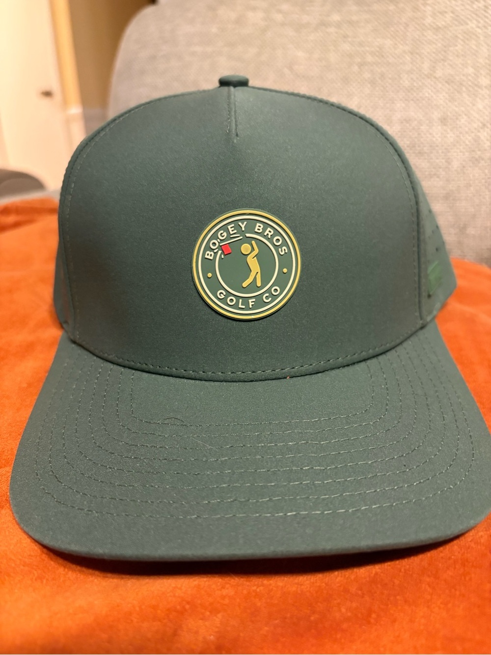 Bogey Bros- Forest Green Performance Golf Cap- NWT